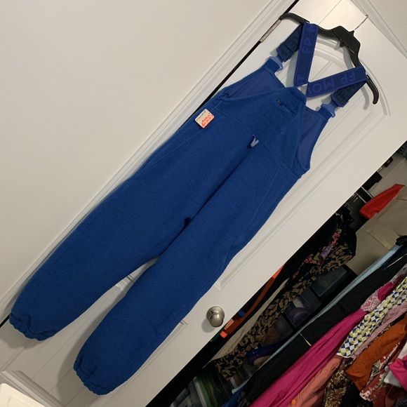 SALE TODAY🔥 FP MOVEMENT Hit The Slopes Salopette Jumpsuit Swim Club Blue NWT - Picture 10 of 16
